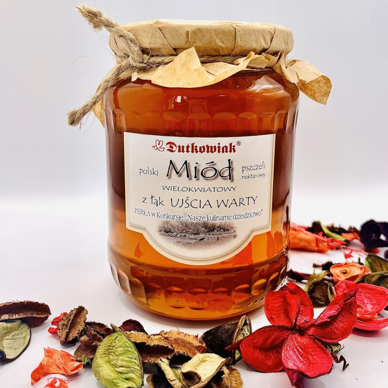 Meadow honey from the Warta river mounth 900g | Dutkowiak Meadow honey from the Warta river mounth 900g | Dutkowiak