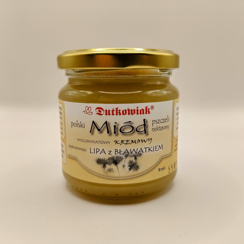 Linden- und Kornblumenhonig cremig 250g | Dutkowiak Linden- und Kornblumenhonig cremig 250g | Dutkowiak