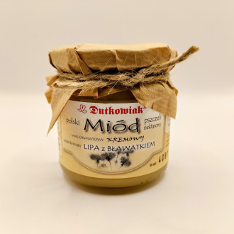 Lime and cornflower honey creamy 250g | Dutkowiak