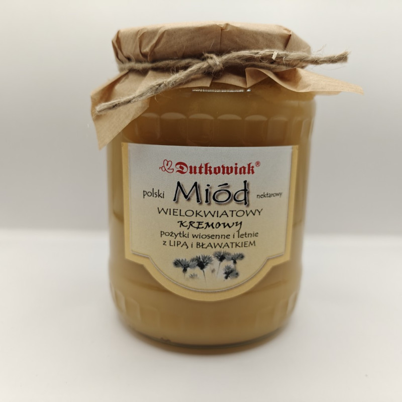 Lime and cornflower honey creamy 250g | Dutkowiak