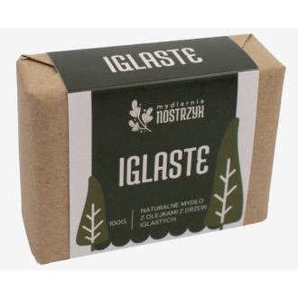 Coniferous soap bar