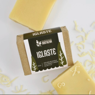 Coniferous soap bar