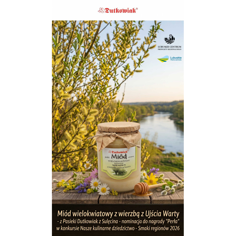 Miód mniszkowy kremowy 900g | Dutkowiak