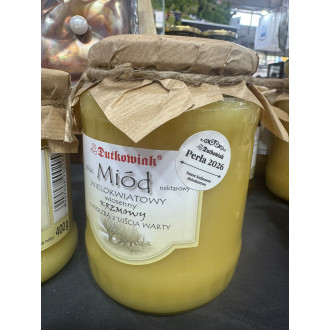 Miód mniszkowy kremowy 900g | Dutkowiak