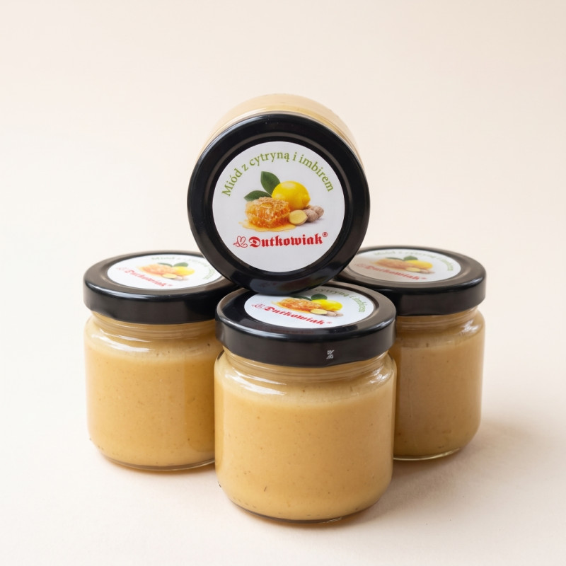 Honig mit Zitrone und Ingwer 125 g